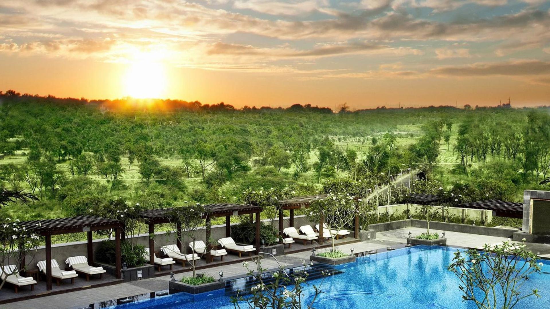 The Leela Ambience Gurugram Hotel & Residences - The Luxury Urban Sanctuary Gurgaon Zewnętrze zdjęcie